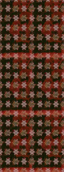 Küçük gri ve kahverengi renkte oldukça eski bir besin torbası deseni, çiçekler. Millefleur 'lar. Tekstil, kumaş, kapaklar, duvar kağıtları, baskı, naylon, yapıştırma, örgü, dekupaj için çiçeksiz arkaplan.