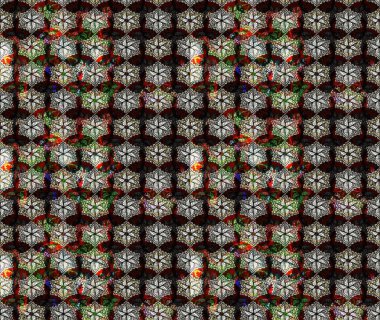 Raster Hip kumaş deseni. Eskiz Vintage Çiçek Deseni.