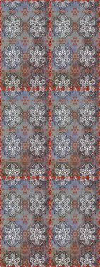 Raster resim. Çiçek desenli çiçek ve yaprakları ile. Sevimli küçük çiçek desenle.