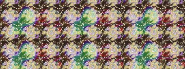 Renkli Bahar Teması eskiz kalıbı. Düz Çiçek Elementleri Tasarımı. Tarafsız renklerde çiçekler. Güzel çiçek deseni..