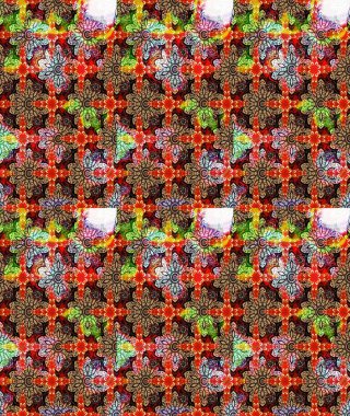 Düz Çiçek Elementleri Tasarımı. Kırmızı renkte çiçekler. Renkli Yaz Temalı eskiz kalıbı. Sevimli çiçek raster deseni.