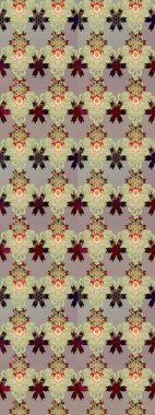 Çiçeğin suluboya çizimlerinin mükemmel deseni. Dekorasyon ve tasarım için güzel bir desen. Raster illüstrasyonu. Eski model. Moda baskısı. Suluboya çizim deseni.