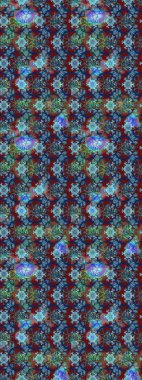 Gömlek baskısı için çiçek boyası. Çiçek desenli eskiz. Mavi renkte çiçekler.