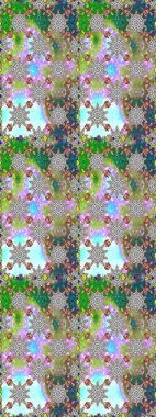 Küçük renkli çiçekler. Moda baskıları için zarif bir şablon. Tarafsız ve gri çiçekli bahar çiçekleri. Küçük çiçekte güzel bir desen. Motley illüstrasyonu.