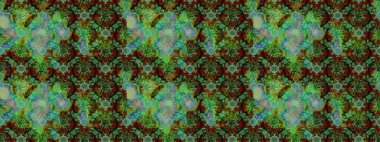 Çiçek deseni. Raster illüstrasyonu. Chichi 'nin kumaş kalıbını çiz. Renkli Bahar Teması eskiz kalıbı. Düz Çiçek Elementleri Tasarımı.