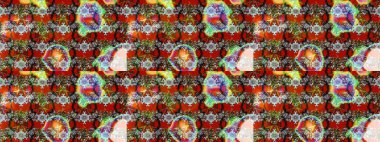 Doodle çiçekler ve dalları, otlar ve çiçekler. Elle çizilmiş. Raster resim. Güzel kumaş deseni.