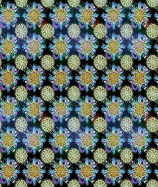 Çiçek desenli eskiz. Tarafsız renklerde çiçekler. Renkli Bahar Teması eskiz kalıbı. Düz Çiçek Elementleri Tasarım Raster illüstrasyonu.