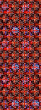 Hediye ambalaj kağıdı, tebrik kartları, posterler ve pankart tasarımı. Kırmızı renkte çiçekler. Raster düz çiçek çizim deseni.