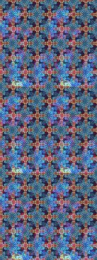 Güzel karalamalı çiçek desenli çizim. Raster illüstrasyonu. Güzel kumaş deseni. Küçük çiçekte sevimli çiçek deseni var..