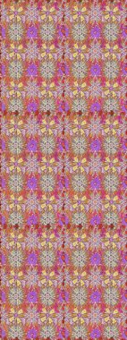 Tarafsız ve pembe renklerde çiçekler. Raster illüstrasyonunda kusursuz çiçek deseni.