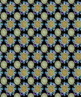 Küçük çiçekli basit, dikişsiz desen. Raster illüstrasyonu. Moda baskısı, albüm, ambalaj kağıdı ve duvar kağıdı için zarif dekoratif süslemeler. Siyah ve nötr renklerde şirin çiçekler.