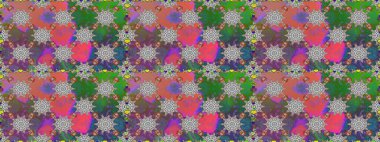 Güzel suluboya çiçek buketi pürüzsüz desenli. Güzel kumaş deseni.