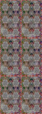 Çiçekler, suluboya ile sorunsuz çiçek desenli. Raster desen. Fantezi kumaş deseni.