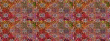 Çiçek ve yapraklı çiçek deseni. Raster illüstrasyonu. Küçük çiçekli şirin desen.