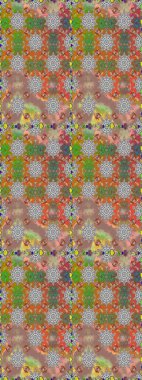 Modern stil dokusu. Çiçek desenli raster, gri ve kahverengi çizgi grafik deseni soyut raster arkaplan.