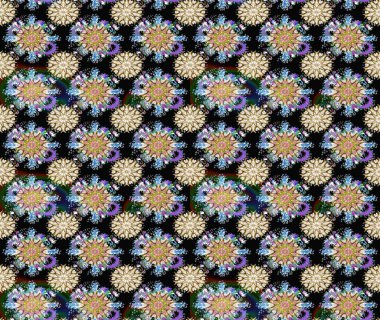 Çiçek desenli raster, siyah ve nötr çizgi grafik desenli soyut raster arkaplan. Modern stil dokusu.