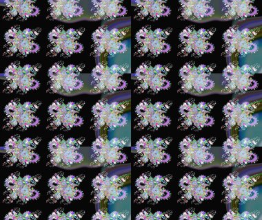 Güzel kumaş deseni. Çiçek arkaplan. Çizim raster deseni.