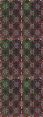 Çiçekli karalama şeklinde Raster çiçek deseni. Yumuşak, bahar çiçekli arka plan. Gri ve kahverengi renkte çiçekler.