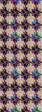 Renkli Bahar Teması eskiz kalıbı. Düz Çiçek Elementleri Tasarımı. Parlak arkaplan eskiz desenli çiçekli fantezi tasarımı.