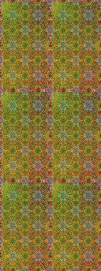 Şirin, zarif çiçekler Raster illüstrasyonu. Yapraklı kusursuz desen. Tekstil için figür. Poster ya da kapak için arka plan. Davetiye ve kartpostal tasarımı için dekoratif çiçek unsurları.