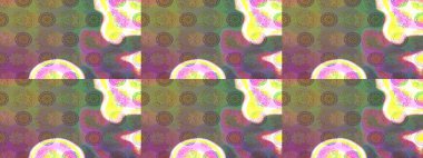 Renkli Bahar Temalı Kusursuz Arkaplan. Düz Çiçek Elementleri Tasarımı. Çiçeksiz desenli arka plan, yaz çiçekleri. Tarafsız ve kahverengi renkte çiçekler.