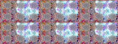 Yazdır. Raster çiçekli arka plan. Güzel kumaş deseni. Güzel, pürüzsüz bir desen. Düz Çiçek Elementleri Tasarımı. Renkli Yaz Temalı Kusursuz Arkaplan.