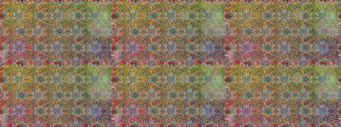 Suluboya, elle çizilmiş. Gri ve kahverengi yapraklı yabani çiçekler. Kusursuz bir arka plan modeli. Raster illüstrasyonu.