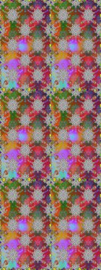 Sanat ilham verici ve kahverengi tarzı çiçekler ve arka plan bırakır. Gri ve kahverengi el çizimi desen. Karalama çiçekleri kusursuz desen. Raster deseni.