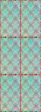 Arkaplan dokusu, duvar kağıdı, mavi ve nötr renklerde çiçek teması. Soyut etnik raster kusursuz desen. Kabile sanatı boho baskısı, klasik çiçek arkaplanı.