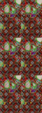 Botanik çizim kalıbı. Organik elementler. Suluboya etkisi. Raster deseni.