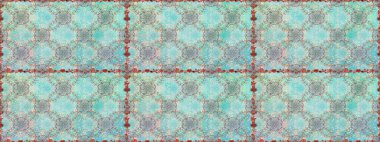 Raster suluboya çiçek deseni, narin çiçekler, nötr ve mavi çiçekler, tebrik kartı şablonu. Güzel kumaş deseni.