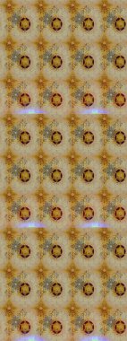 Bej renkli çiçekler. Raster illüstrasyonunda çiçek deseni çizimi.