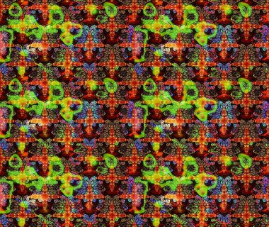 Çiçek deseni. Şatafatlı bahar bahçesi dokusu. Flower eskiz arka planı. Raster illüstrasyonu.