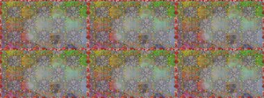 Renkli Bahar Temalı Kusursuz Arkaplan. Düz Çiçek Elementleri Tasarımı. Gri ve nötr renkte çiçekler. Güzel çiçek deseni..