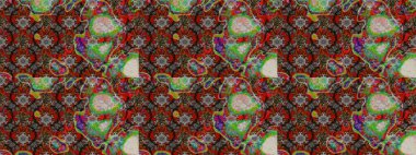 Botanik çizim kalıbı. Organik elementler. Suluboya etkisi. Raster deseni.