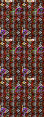 Şekil verilmiş çiçeklerle eskiz deseni. Süslü zentangle çizim dokusu, soyut çiçeklerle süslenmiş. Çiçek deseni duvar kağıdı, şablon dolguları ve web sayfası arkaplanı için kullanılabilir.