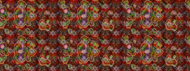 Çiçekli yaz çiçekleri. Küçük çiçekte güzel bir desen. Küçük renkli çiçekler. Moda baskıları için zarif bir şablon. Motley illüstrasyonu. Çizim.