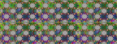 Kusursuz Vintage Çiçek Deseni. Raster Kalça dokusu deseni.