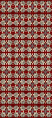 Klasik raster sarısı, kusursuz desen. Çiçek süsü kumaş deseni, cam, çiçek desenli metal kırmızı, gri ve bej renklerinde altın elementler..