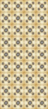 Raster geometrik arka plan. Altın rengi, kusursuz çizim. Senin tasarımın için, duvar kağıdı. Kahverengi, bej ve nötr renklerde, altın çiçekli altın desenler..