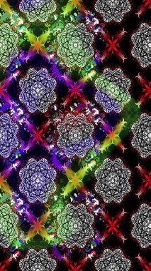 Raster Illustrasyon 'daki Çiçek Deseni' nin son moda çizimi. Güzel kumaş deseni. Renkli Yaz Temalı eskiz kalıbı. Düz Çiçek Elementleri Tasarımı.