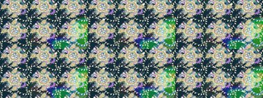 Raster illüstrasyonu. El çizimi. Çiçekler, dallar, bitkiler ve çiçekler. Güzel kumaş deseni.