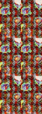 Doodle çiçekler ve dalları, otlar ve çiçekler. Elle çizilmiş. Raster resim. Güzel kumaş deseni.