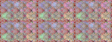 Tarafsız renklerde çiçekler. Renkli Bahar Temalı Kusursuz Arkaplan. Düz Çiçek Elementleri Tasarımı. Raster illüstrasyonu. Çiçekli, suluboya desenli kusursuz çiçek deseni.