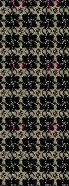 Moda baskısı. Dekorasyon ve tasarım için güzel bir desen. Suluboya çizim kalıbı. Eski model. Çiçeğin suluboya çizimlerinin mükemmel deseni. Raster illüstrasyonu.