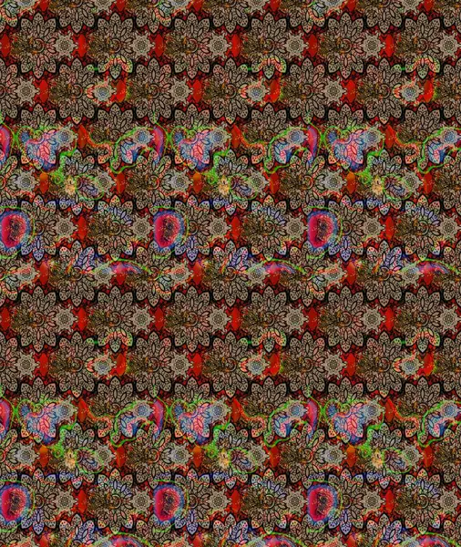 Kahverengi renkli çiçekler. Hediye ambalaj kağıdı, tebrik kartları, posterler ve pankart tasarımı. Raster düz çiçek çizim deseni.