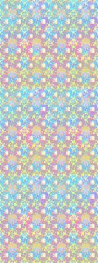 Raster - stok. Tarafsız çiçekli eskiz deseni, suluboya çiçek deseni, sevimli çiçek, duvar kağıdı, kart veya kumaş için fayanslı.