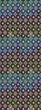 Mor renkli çiçekler. Düz Çiçek Elementleri Tasarımı. Sevimli çiçek raster deseni. Renkli Bahar Teması çizim şablonu.