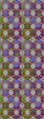 Kusursuz bir geçmişi var. Eski usul. Raster illüstrasyonu. Raster. Tomurcukları çiçek olan sevimli bir çiçek deseni. Kumaş, tekstil ve duvar kağıdı baskısı için..