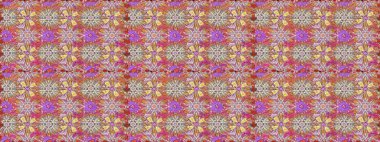 Tarafsız ve pembe renklerde çiçekler. Raster illüstrasyonunda kusursuz çiçek deseni.